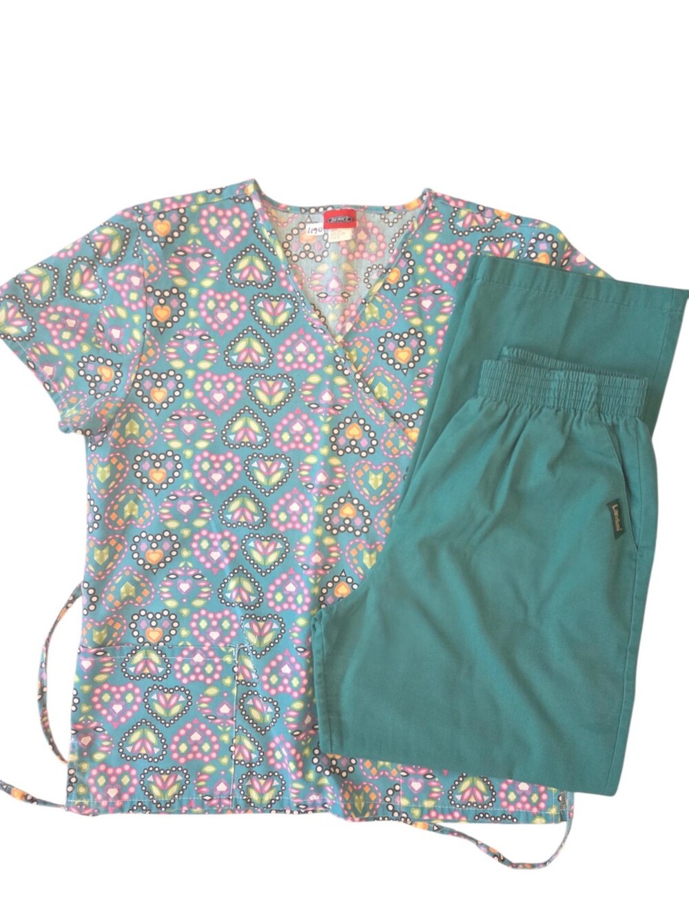 Hearts Scrub Set